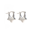 Stainless Steel Hypoallergenic Waterproof Tarnish Free Little Star Hoop Earrings The Aura