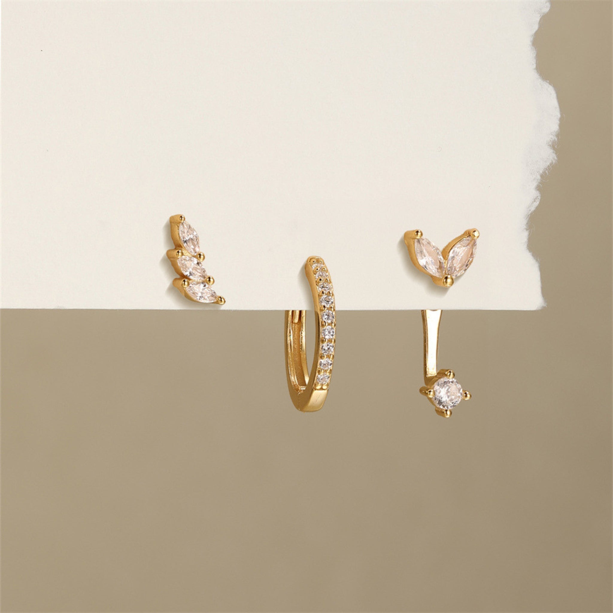 Marquise Earring Bundle - Set of 3