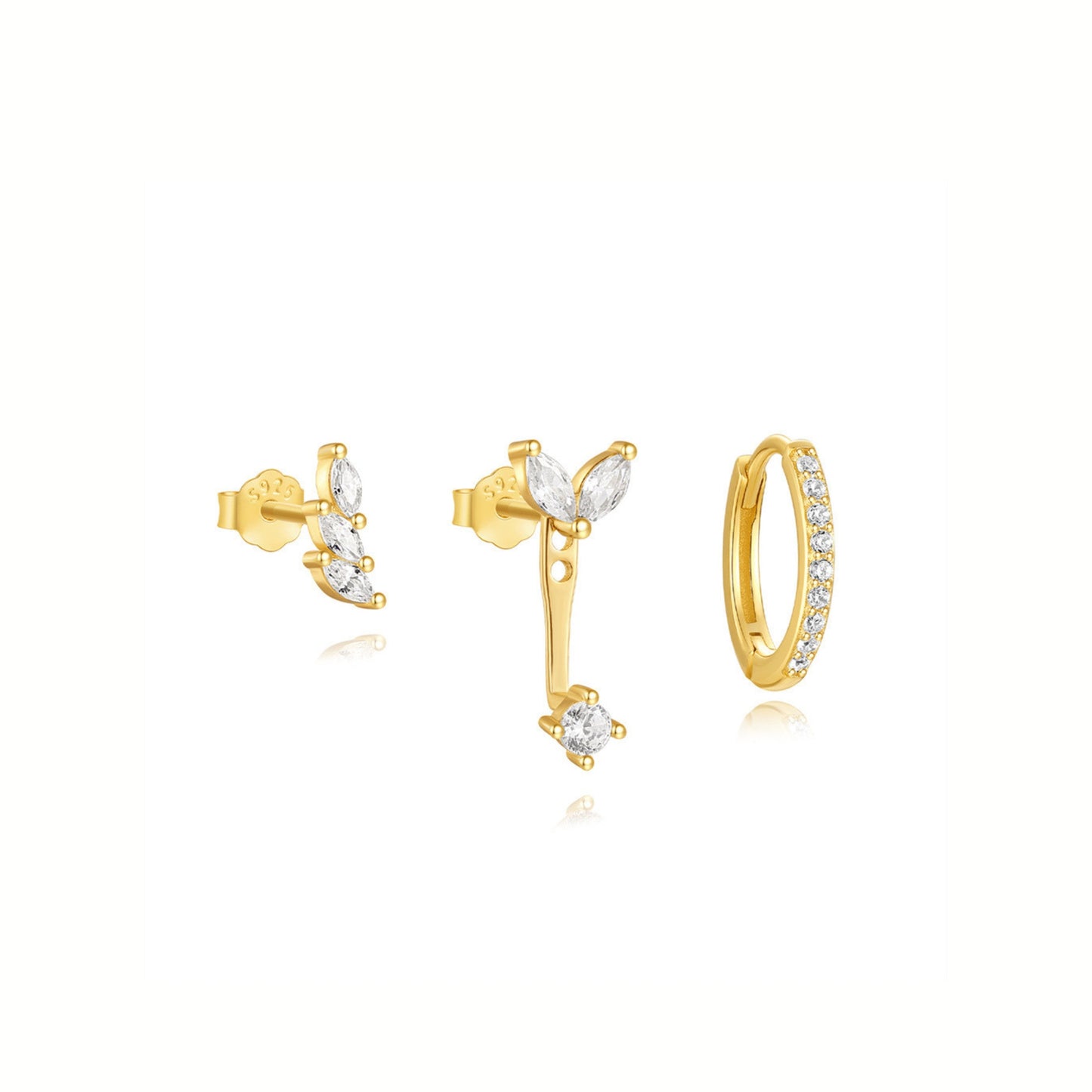 Marquise Earring Bundle - Set of 3