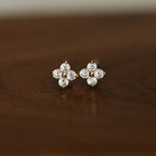 Mini Clover Stud Earrings