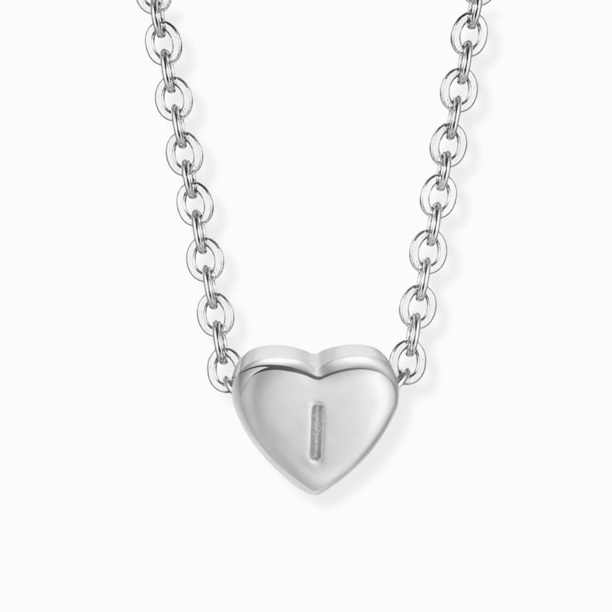 Mini Heart Alphabet Necklaces