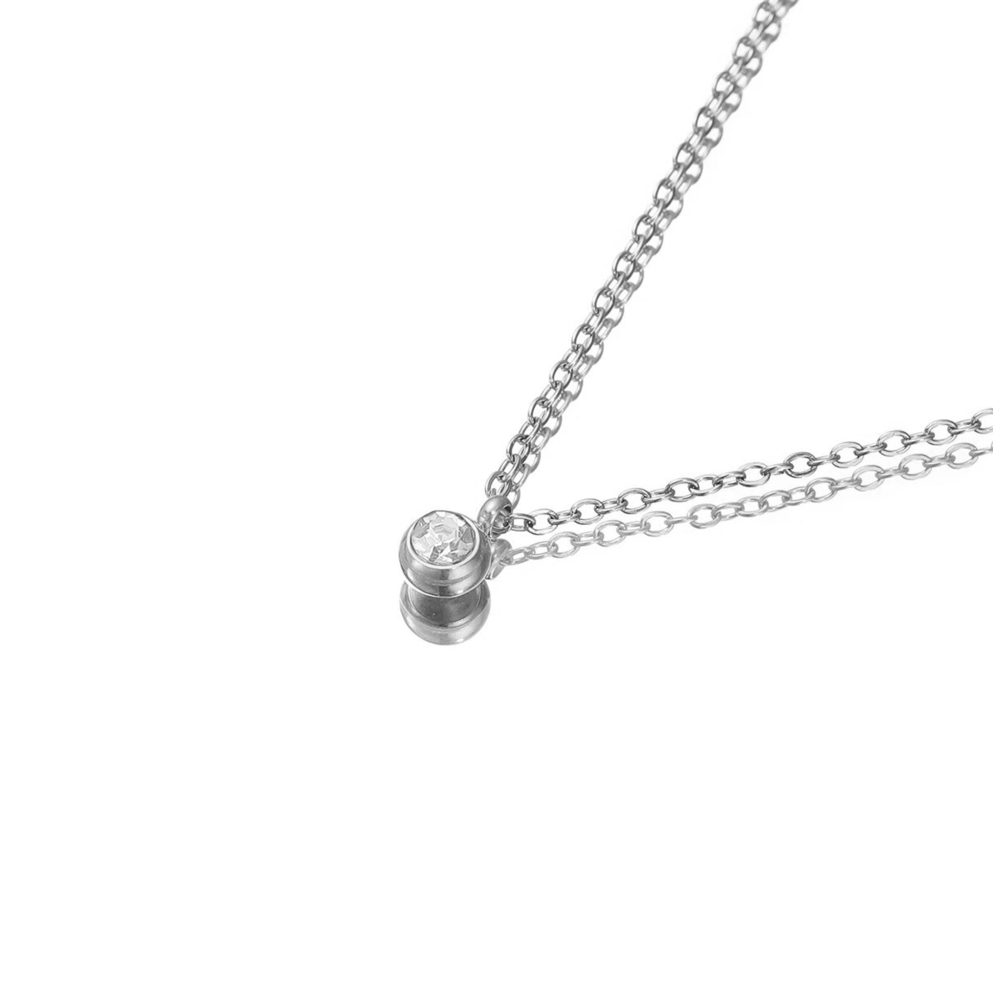 Stainless Steel Hypoallergenic Waterproof Tarnish Free Waterproof Sweatproof No-Fade Mini Round Necklace The Aura