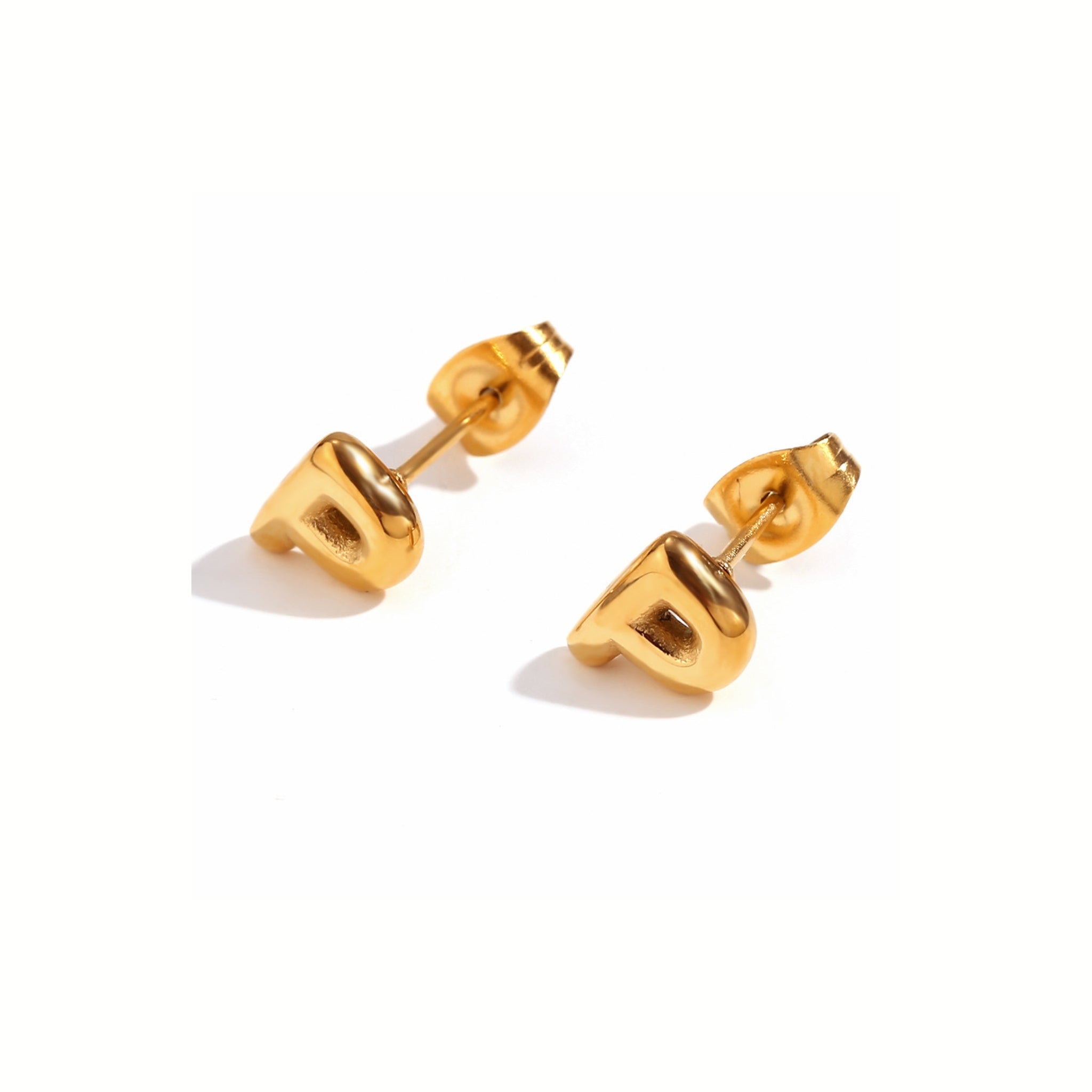 Mini Bubbly Alphabet Stud Earrings