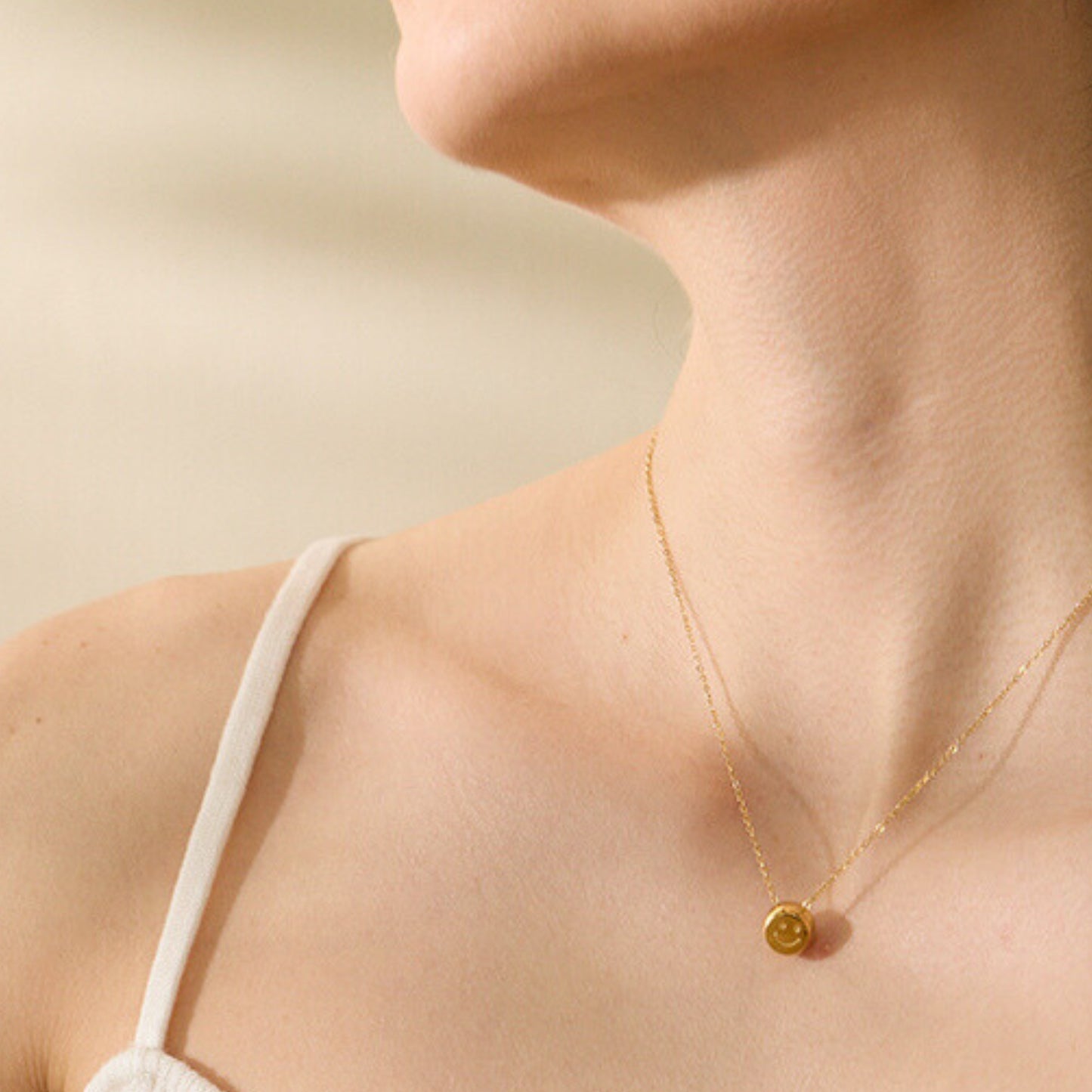 Gold Plated Stainless Steel Hypoallergenic Waterproof Tarnish Free No One Wants To See You Cry Necklaces The Aura