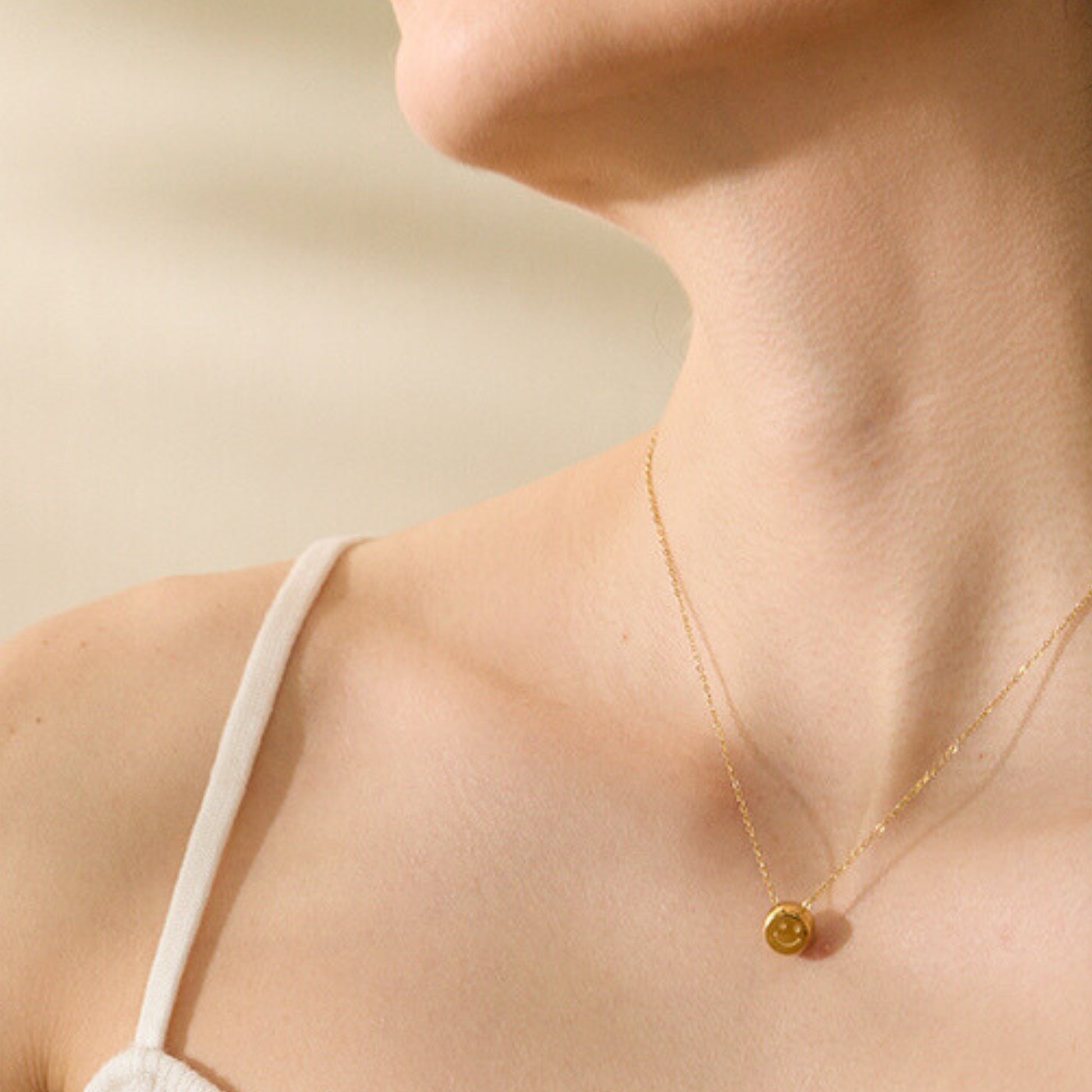 Gold Plated Stainless Steel Hypoallergenic Waterproof Tarnish Free No One Wants To See You Cry Necklaces The Aura