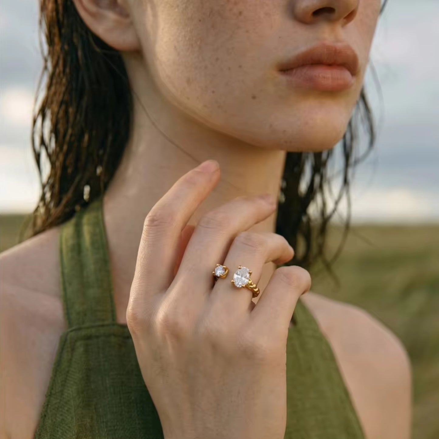 Noor Adjustable Ring