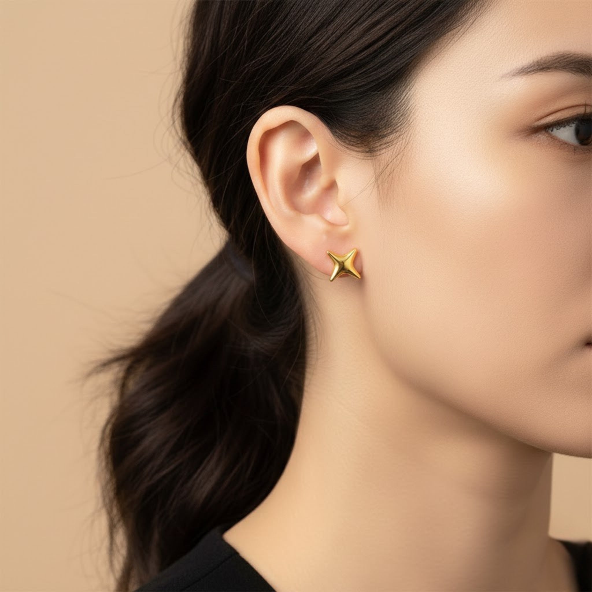 North Star Stud Earrings