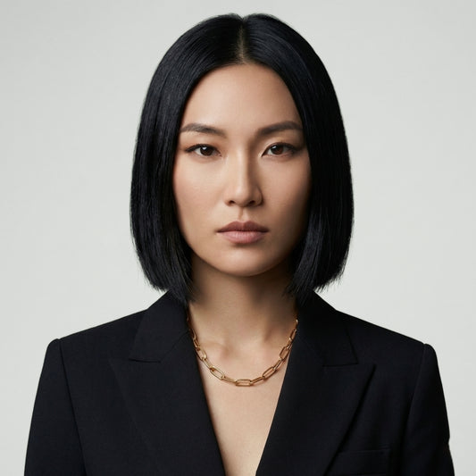 Oblong Link Chain Necklace