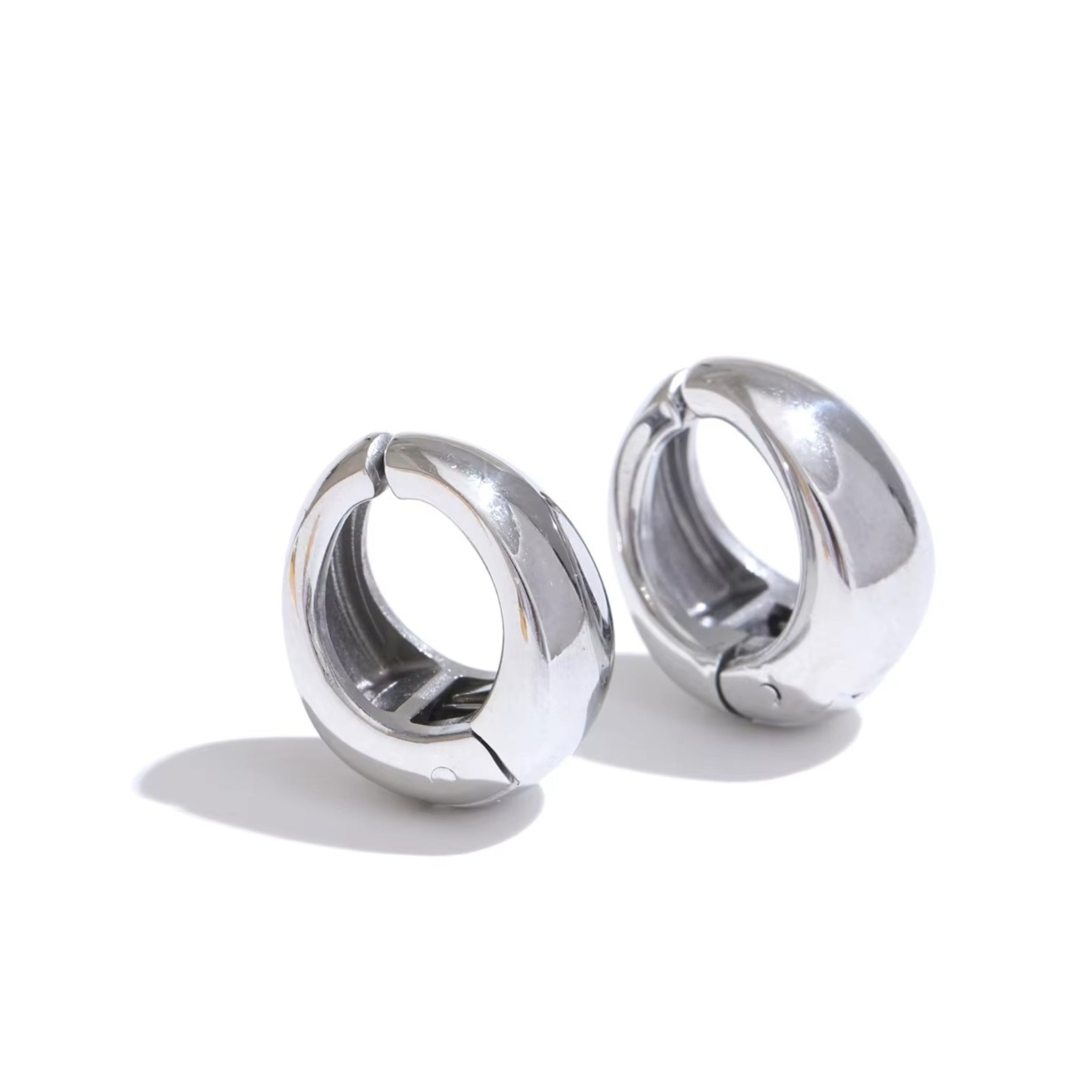 Orb Huggie Earrings
