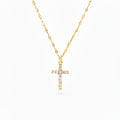 Pavé Cross Necklace