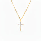 Pavé Cross Necklace