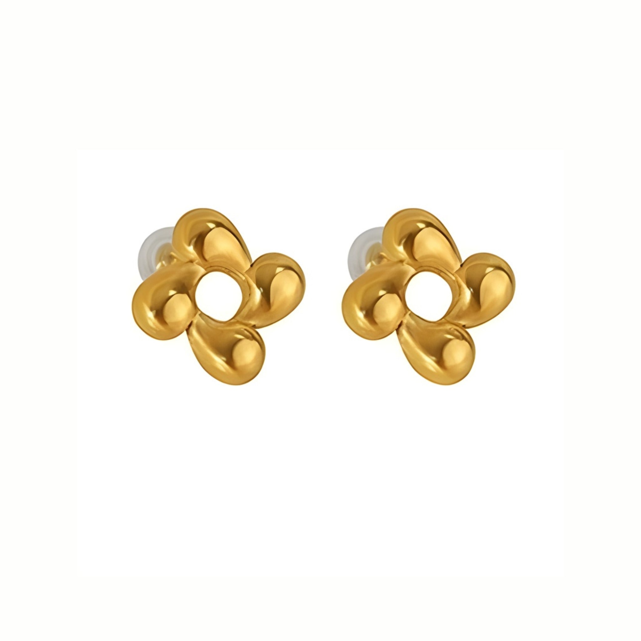 Fortune Petal Stud Earrings