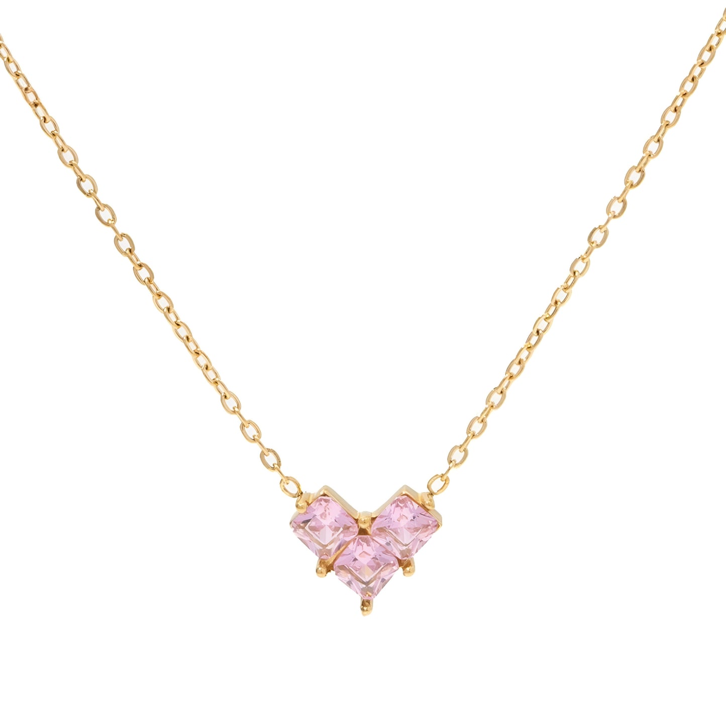 Pure Heart Stud Necklace