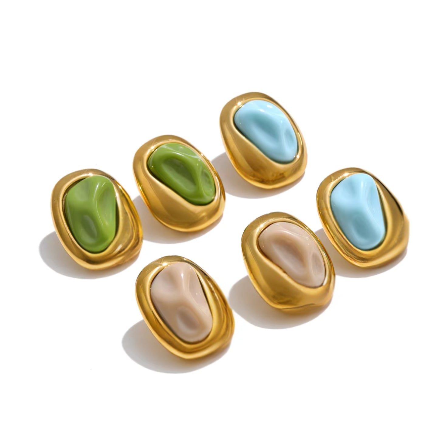 Quiet Waters Stud Earrings