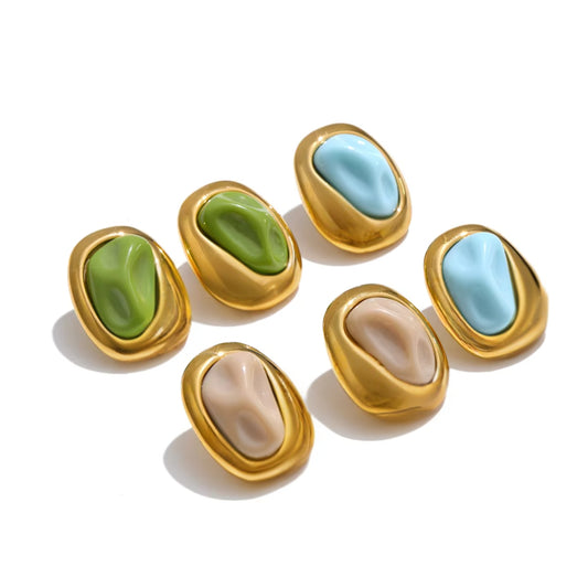 Quiet Waters Stud Earrings