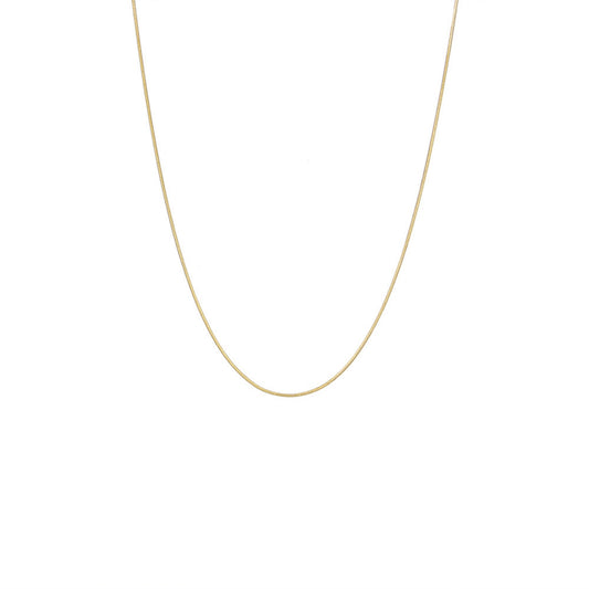 18K Gold Plated Stainless Steel Hypoallergenic Waterproof Tarnish Free Rope Chain Necklaces The Aura