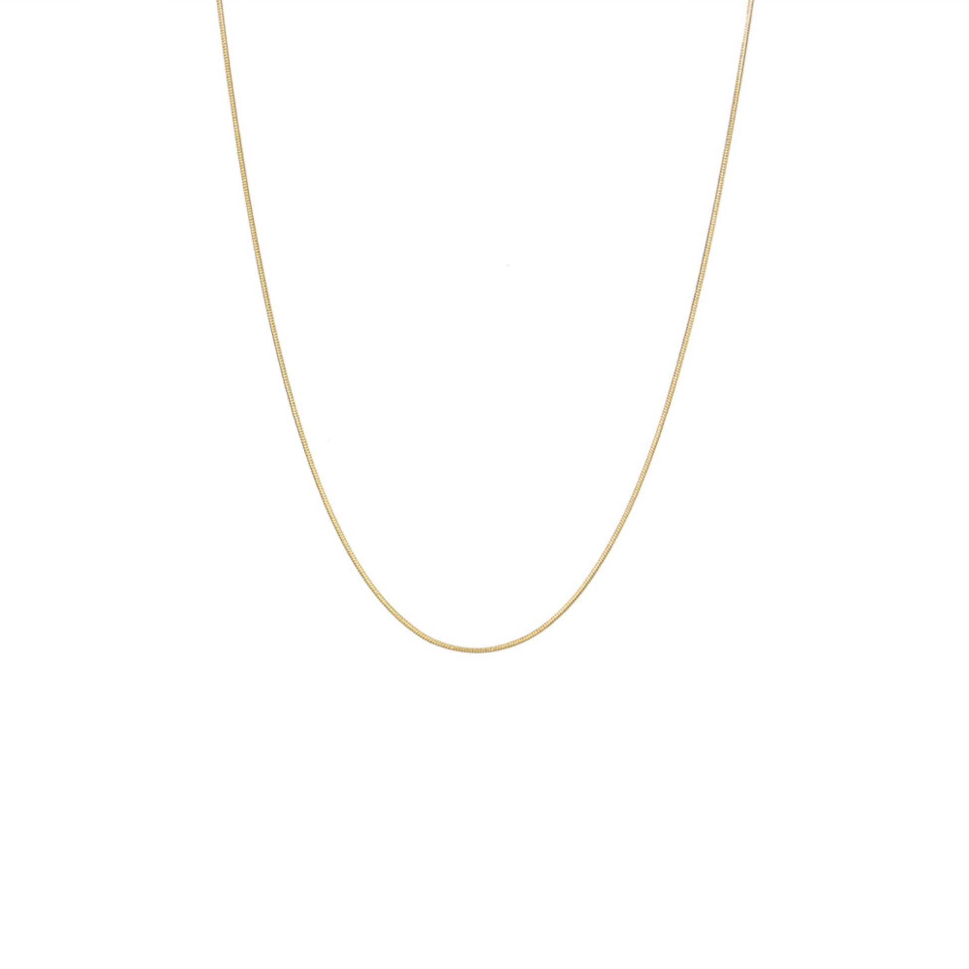 18K Gold Plated Stainless Steel Hypoallergenic Waterproof Tarnish Free Rope Chain Necklaces The Aura