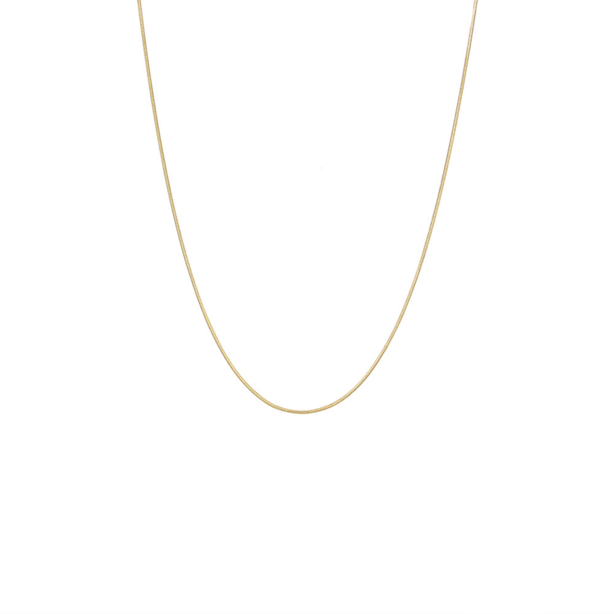 18K Gold Plated Stainless Steel Hypoallergenic Waterproof Tarnish Free Rope Chain Necklaces The Aura