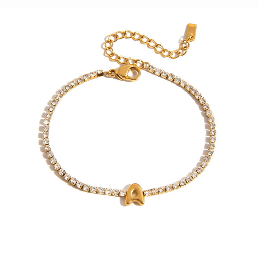 Shine On Alphabet Bracelet