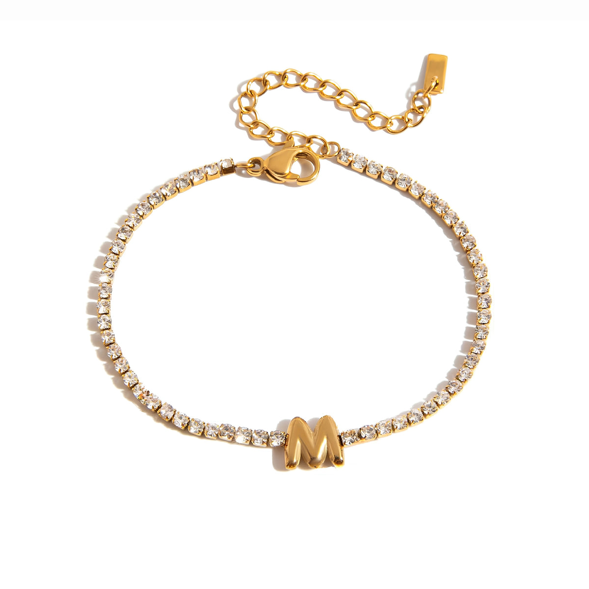 Shine On Alphabet Bracelet