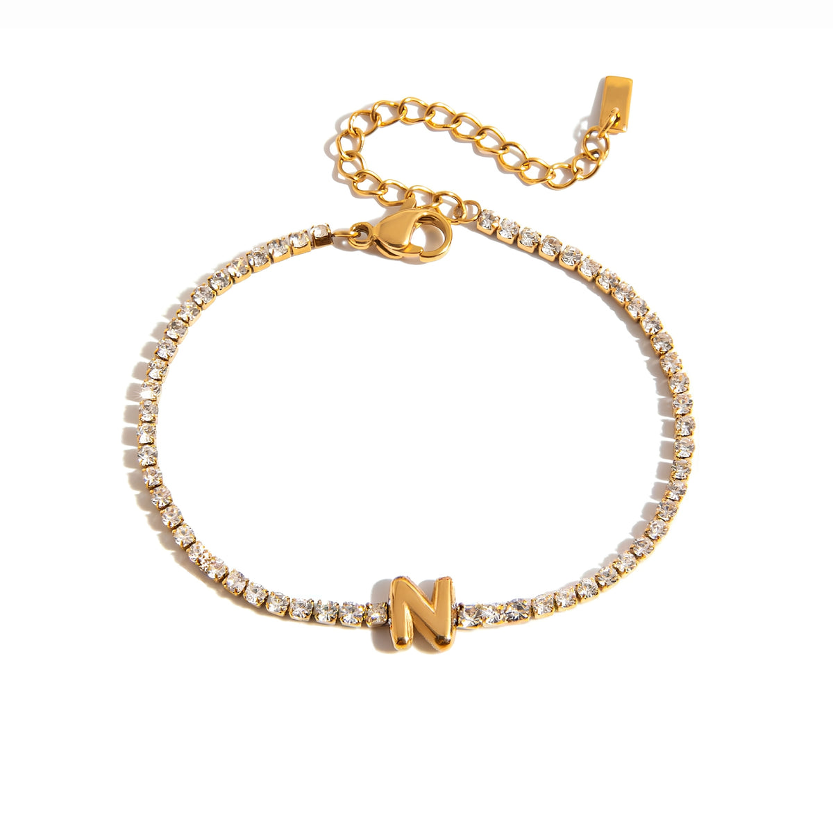 Shine On Alphabet Bracelet