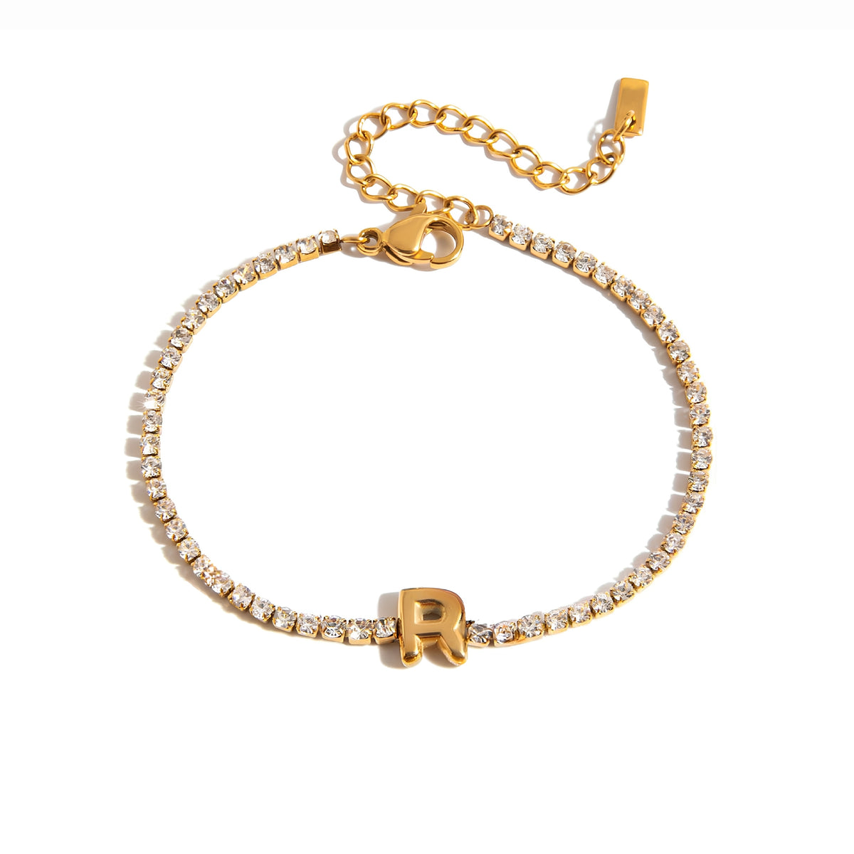 Shine On Alphabet Bracelet