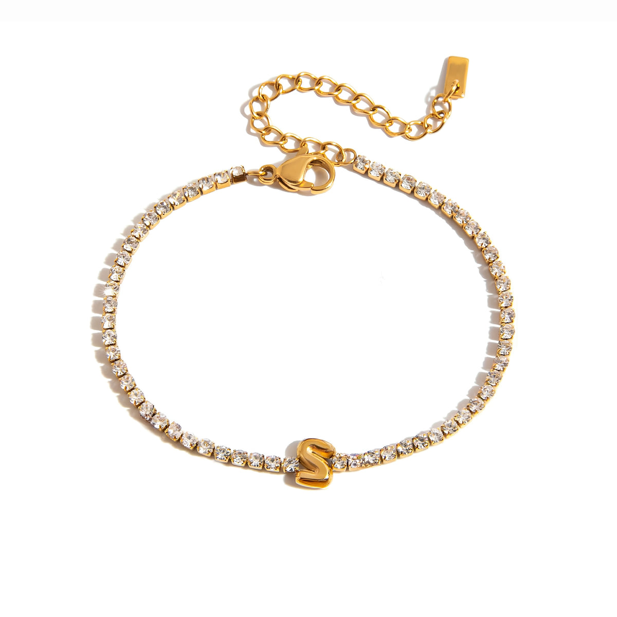 Shine On Alphabet Bracelet