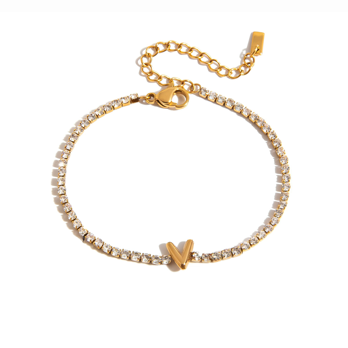 Shine On Alphabet Bracelet