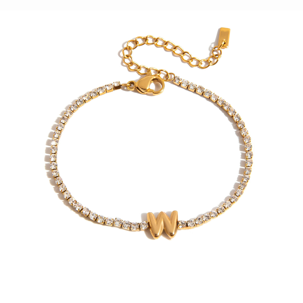 Shine On Alphabet Bracelet