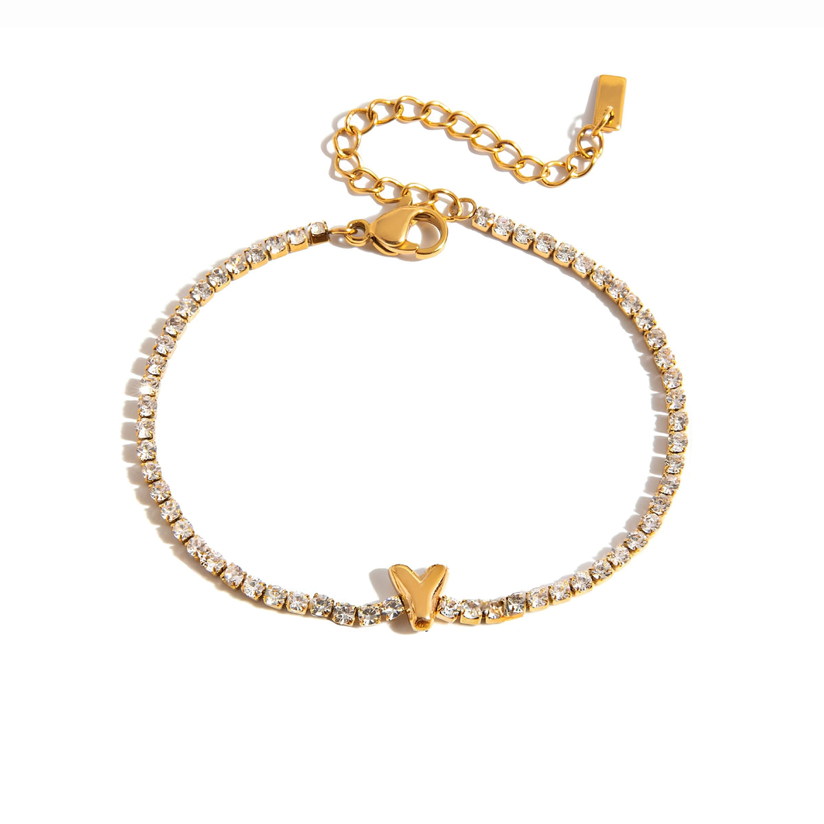 Shine On Alphabet Bracelet