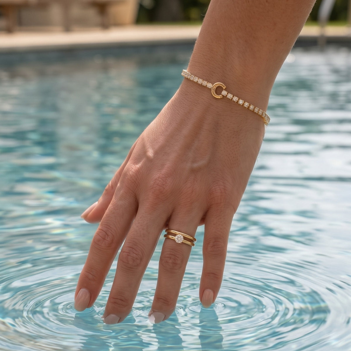 Shine On Alphabet Bracelet
