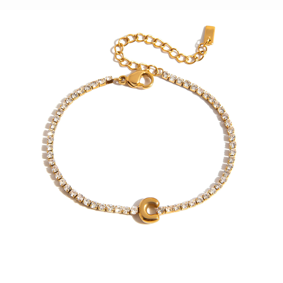 Shine On Alphabet Bracelet