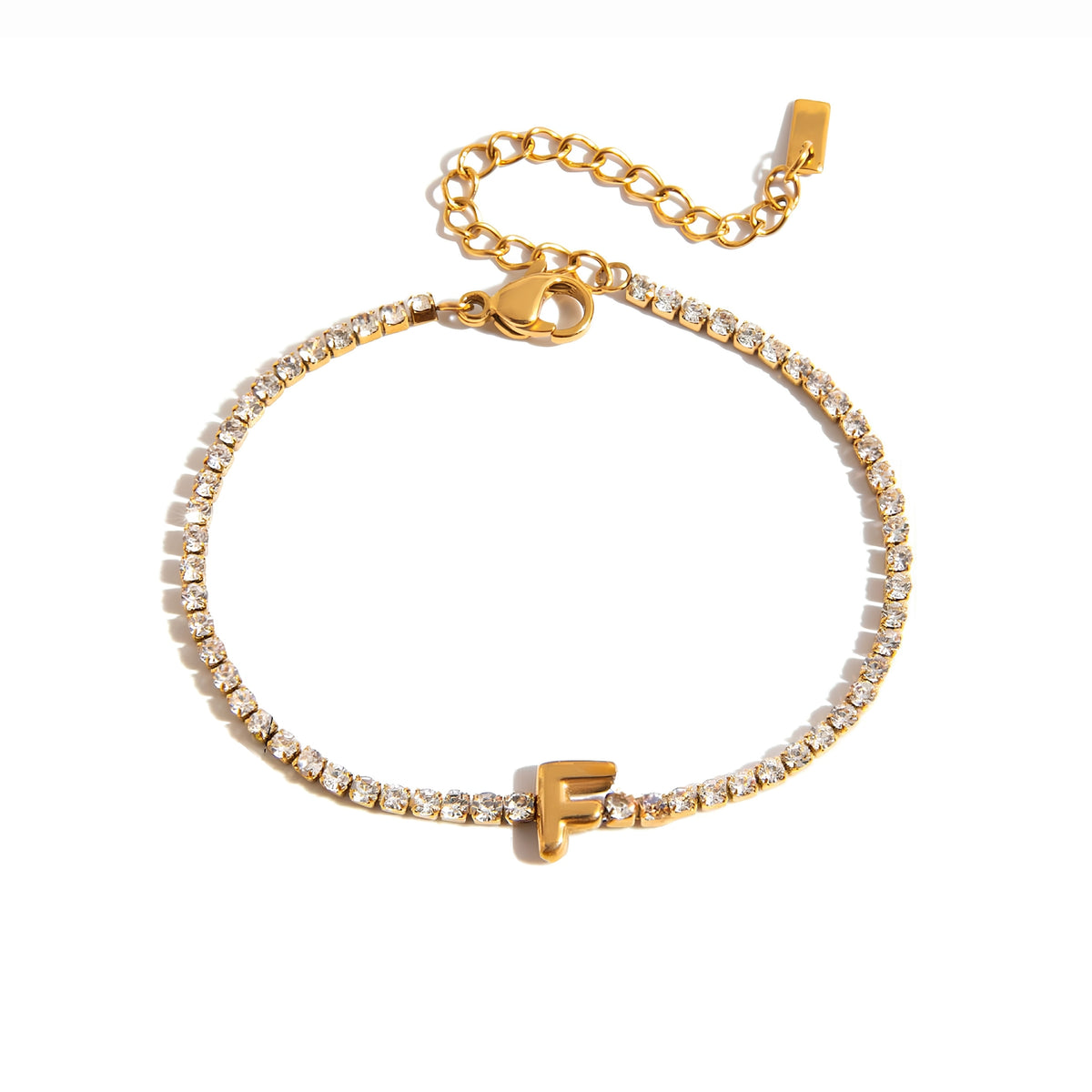 Shine On Alphabet Bracelet