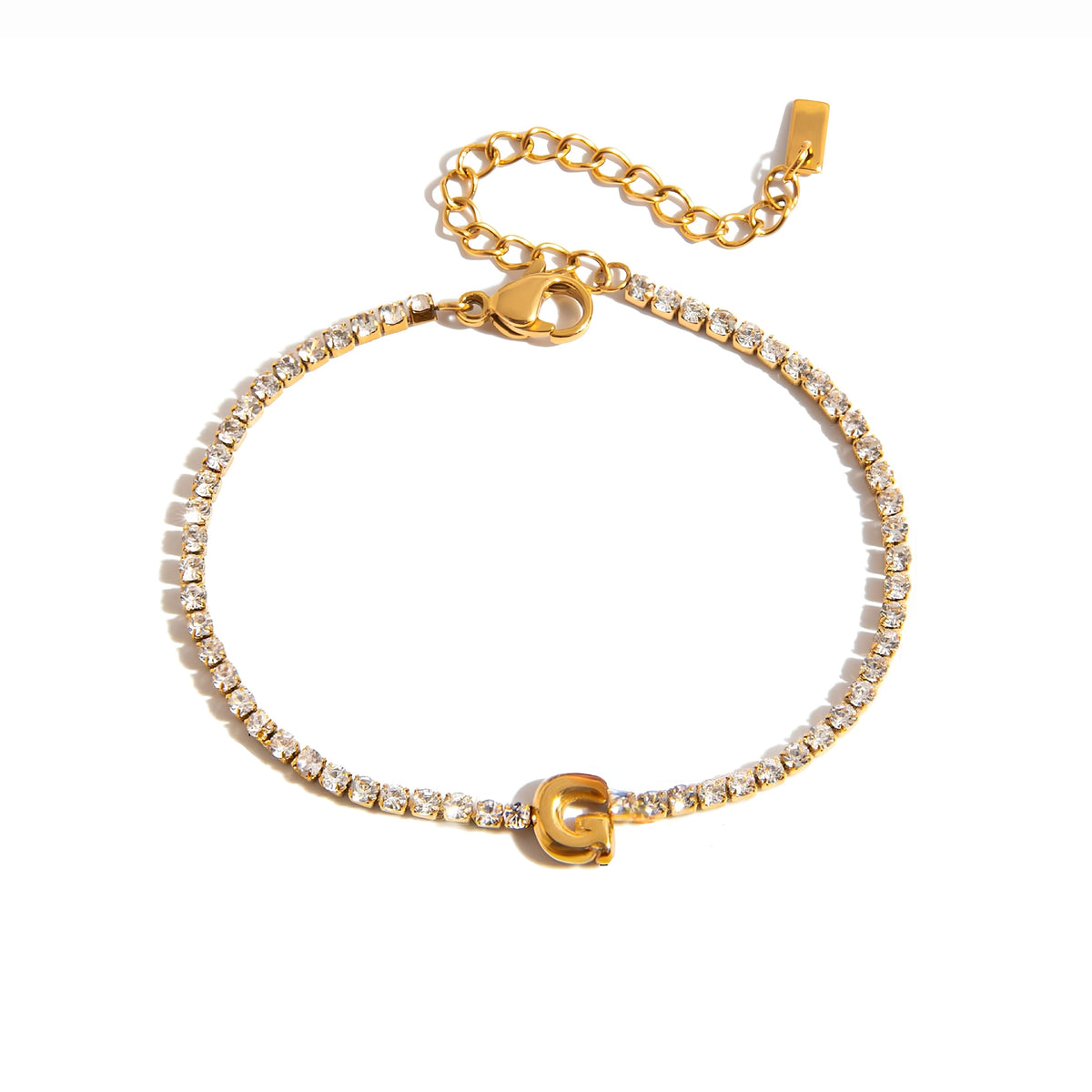 Shine On Alphabet Bracelet