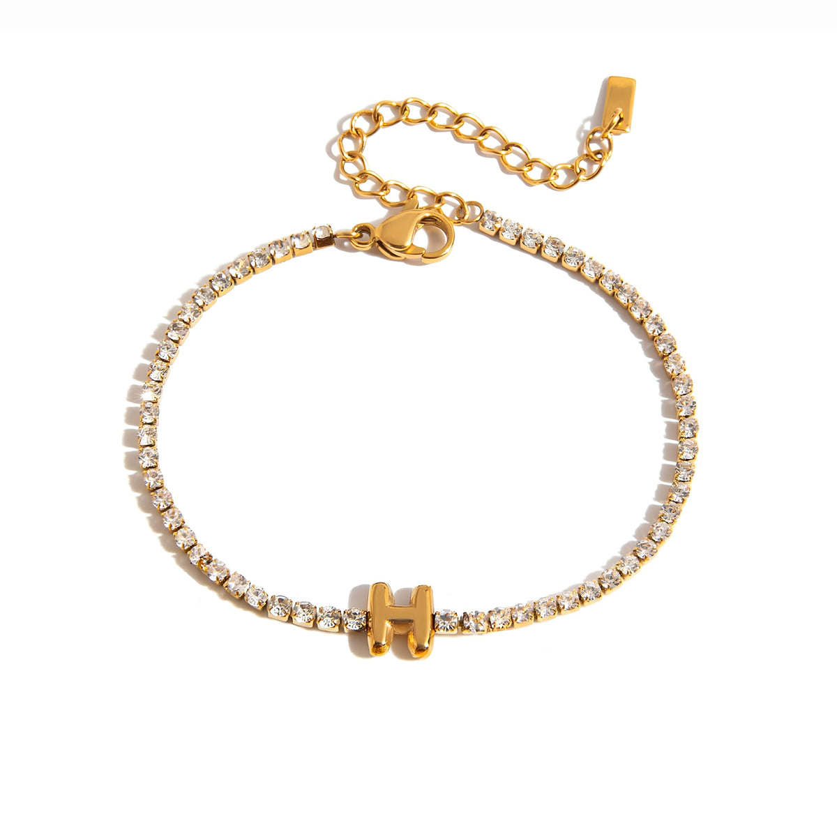 Shine On Alphabet Bracelet