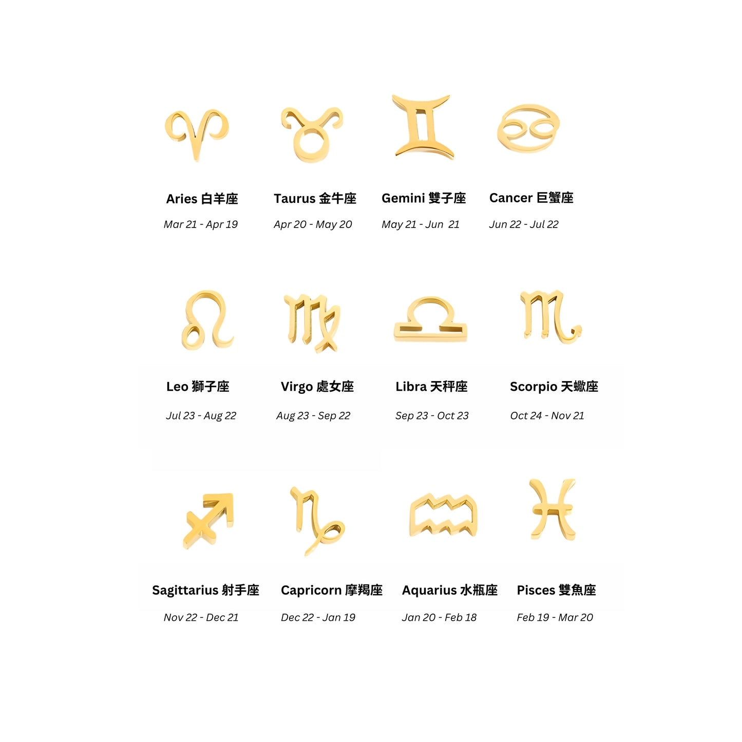 Signature Zodiac Charm
