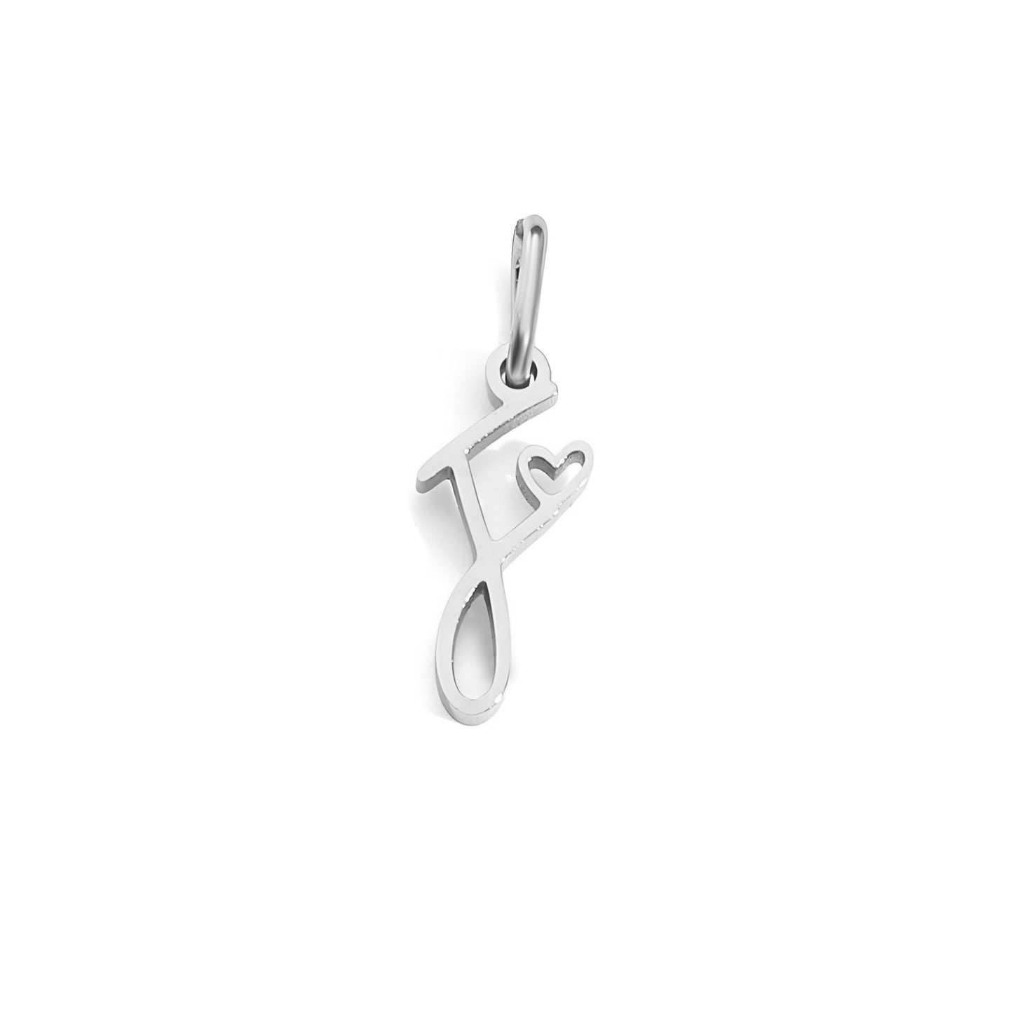 Love Script Alphabet Charm