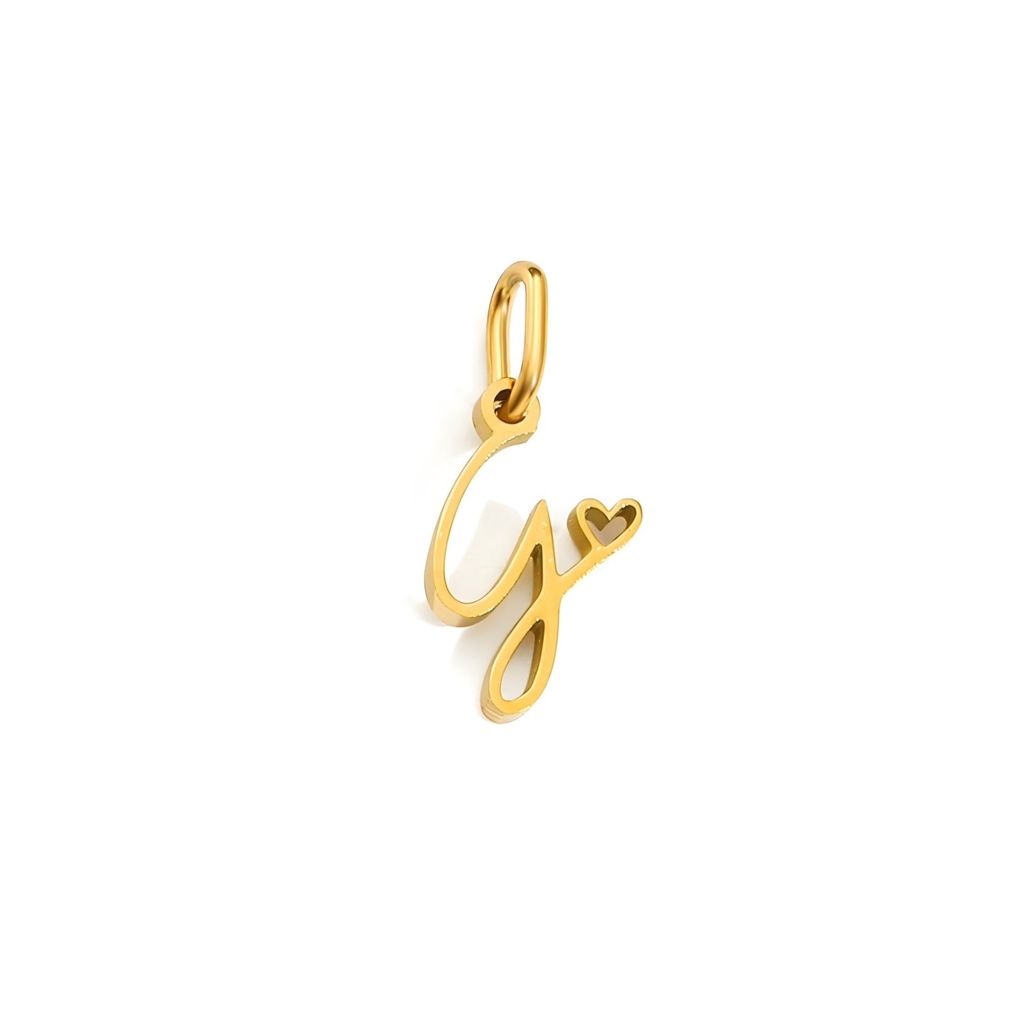Love Script Alphabet Charm