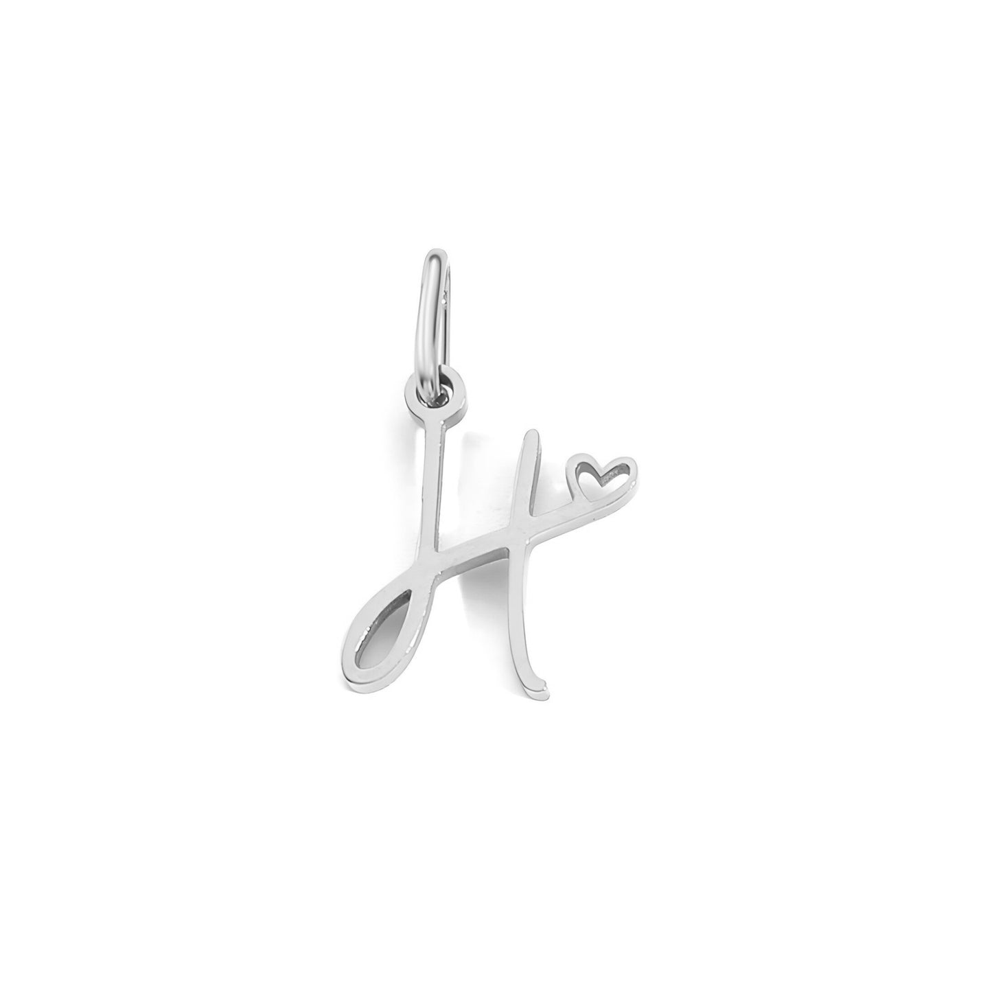 Love Script Alphabet Charm