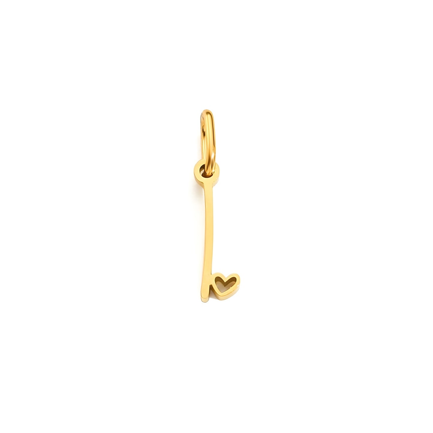 Love Script Alphabet Charm