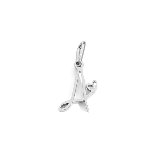 Love Script Alphabet Charm