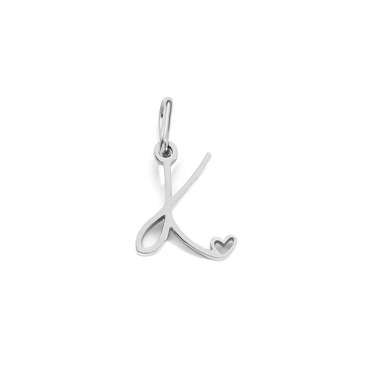 Love Script Alphabet Charm
