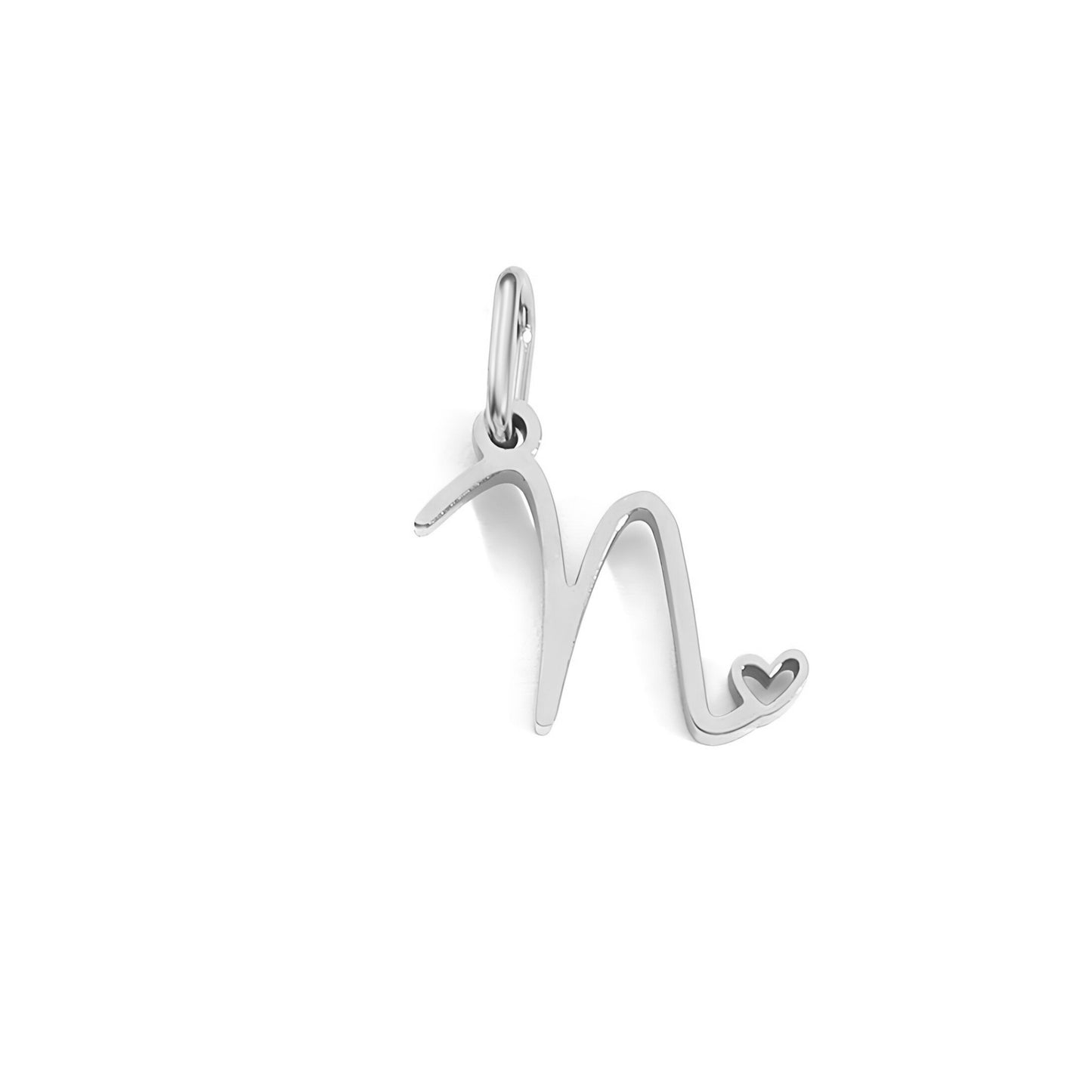 Love Script Alphabet Charm