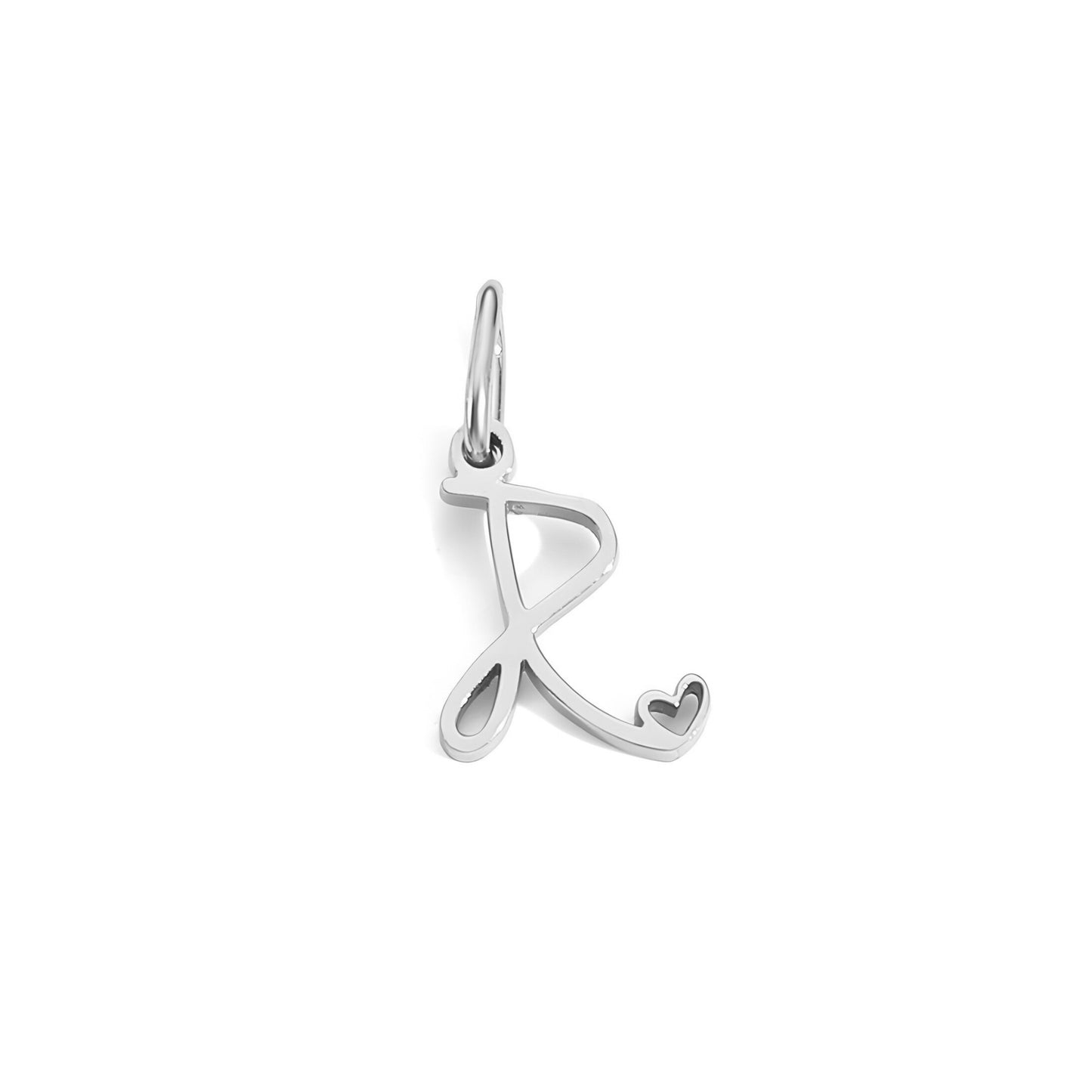 Love Script Alphabet Charm