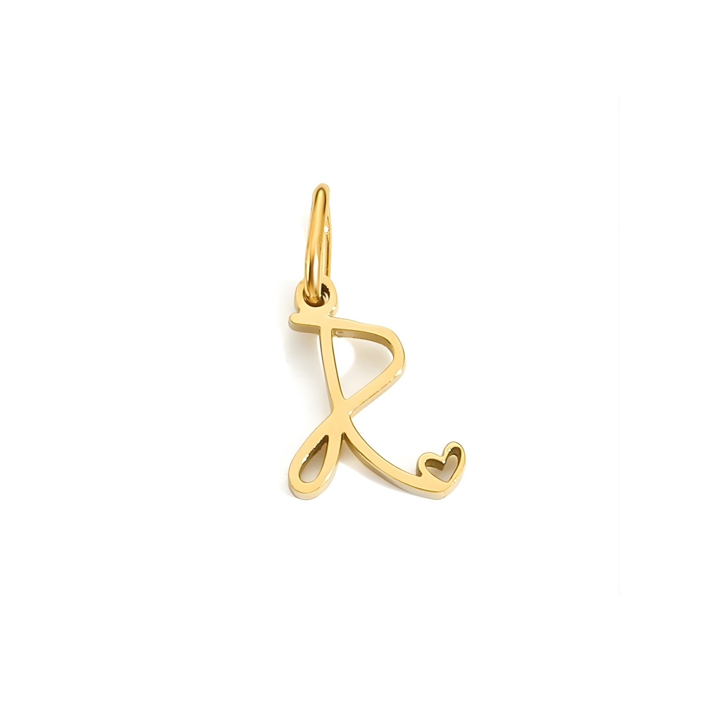 Love Script Alphabet Charm