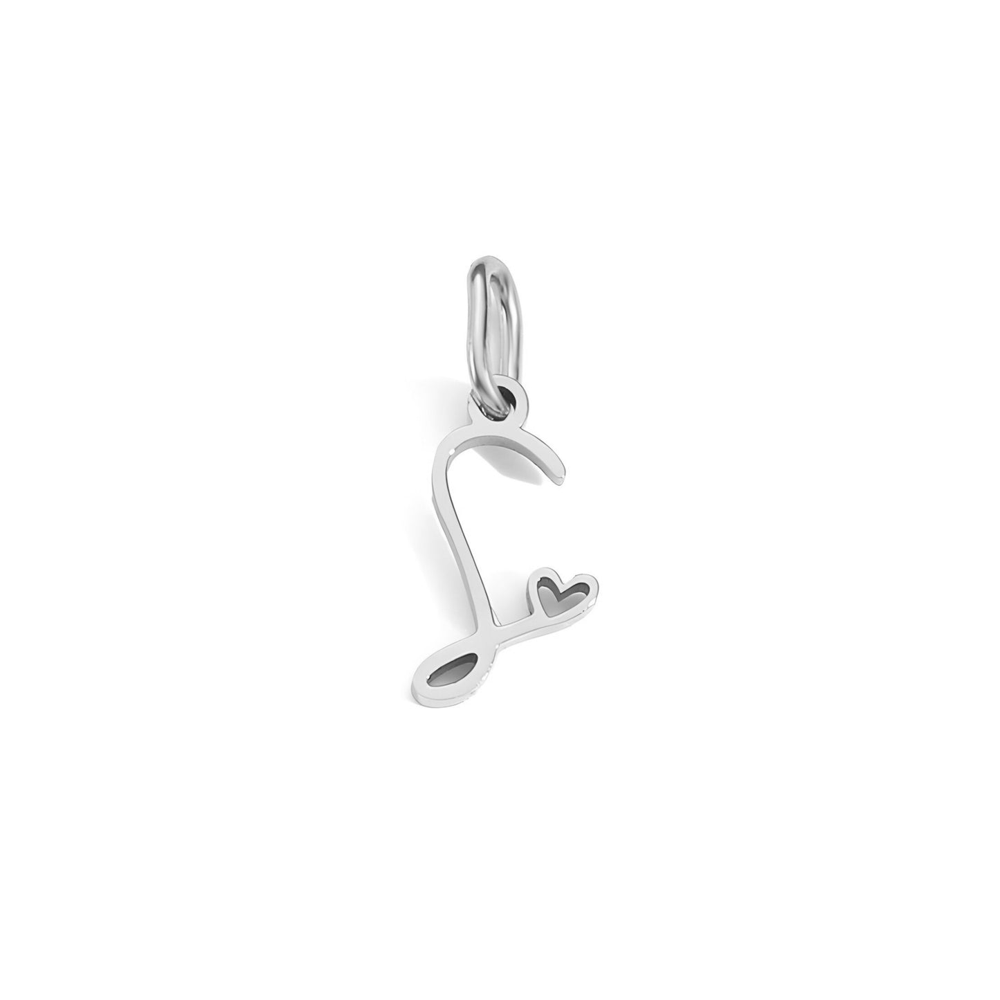 Love Script Alphabet Charm