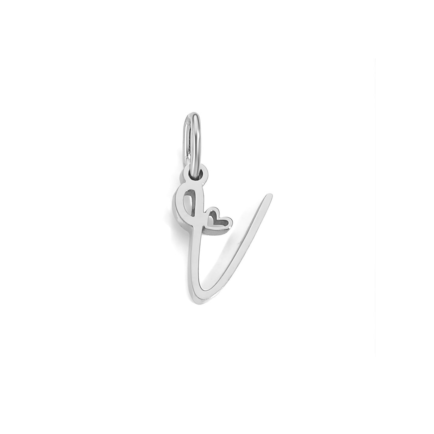 Love Script Alphabet Charm