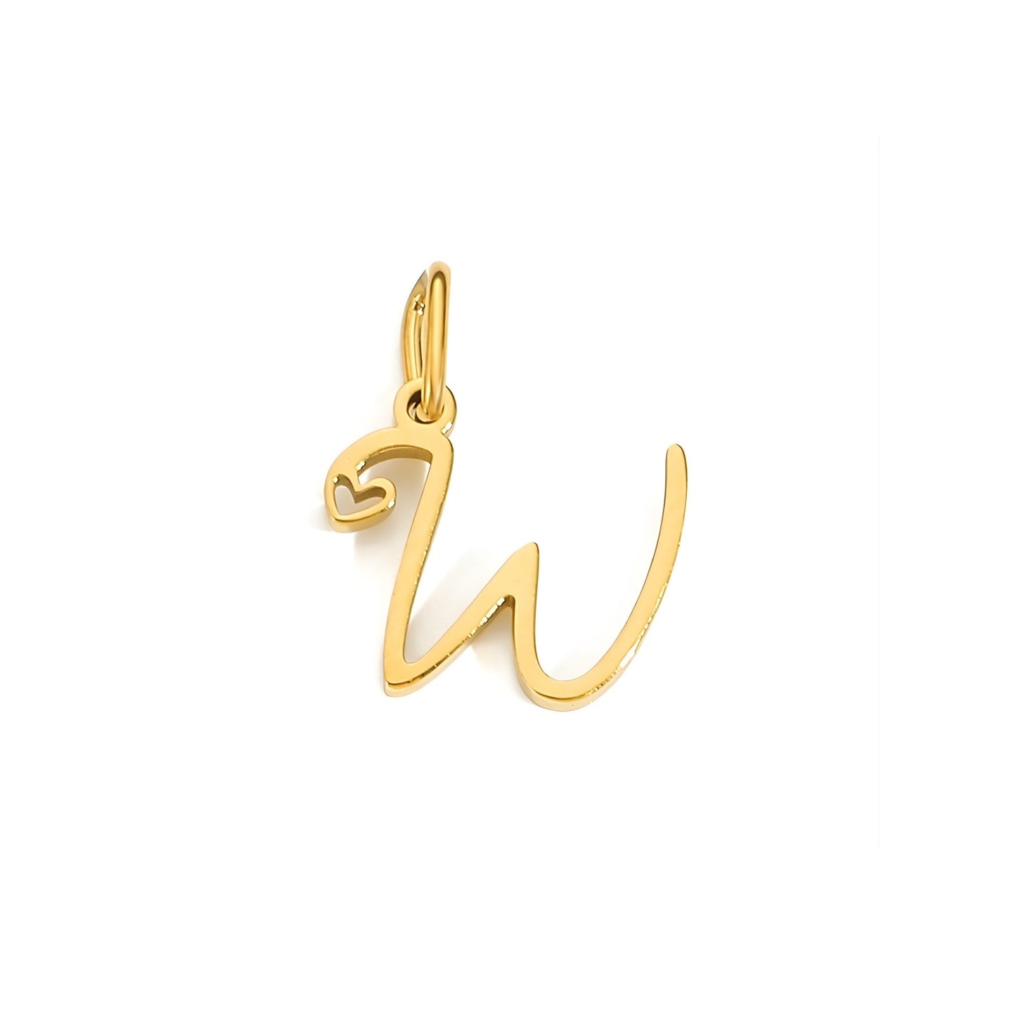 Love Script Alphabet Charm