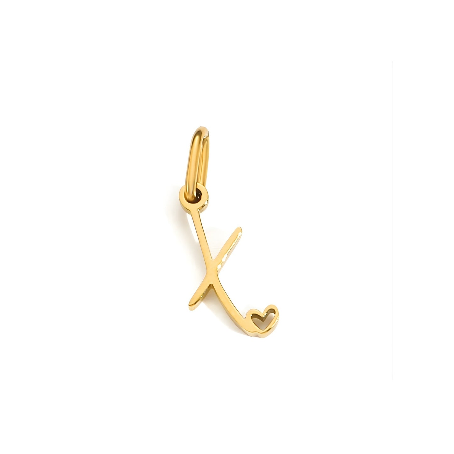 Love Script Alphabet Charm