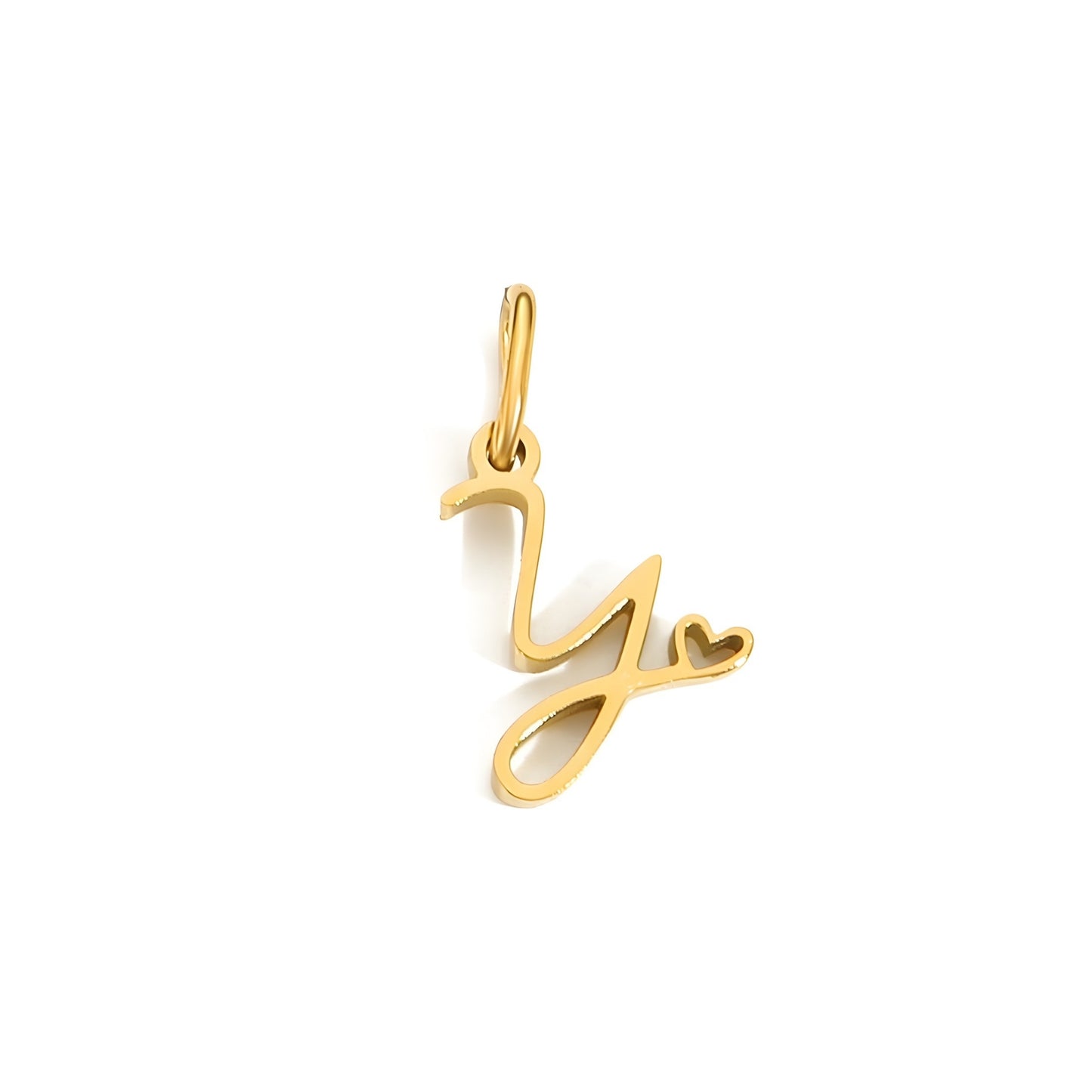 Love Script Alphabet Charm